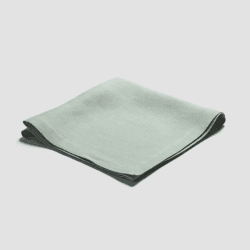 Image showing the Linen Set of 4 Napkins, 45cm x 45cm, Sage Green product.
