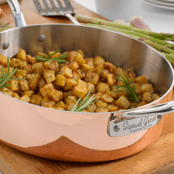Image showing the Induction Sautepan with Lid, 26cm, Copper product.