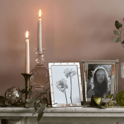 Image showing the Locket Photo Frame, 5 x 7", Silver product.