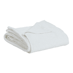 Image showing the Maia Throw, 140 x 200cm, Chalk product.