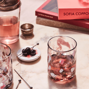 Image showing the Morada Set of 2 Tumblers, 350ml, Pink product.