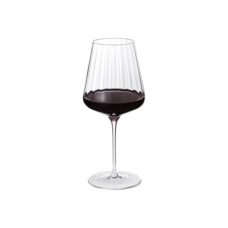 Bernadotte Set of 6 Lead Free Crystal  Red Wine Glasses, 540ml, Clear