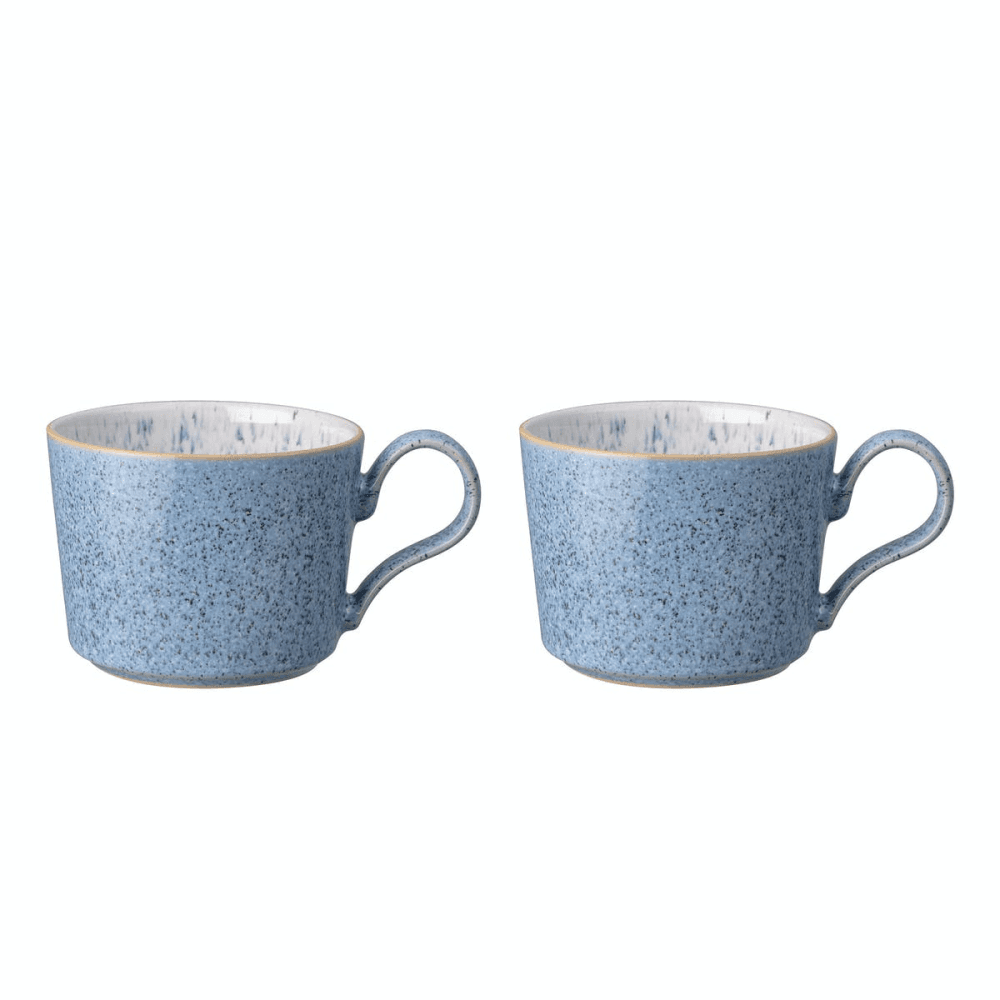 Studio Blue Pair of tea cups, H12.5cm - 26cl, Flint