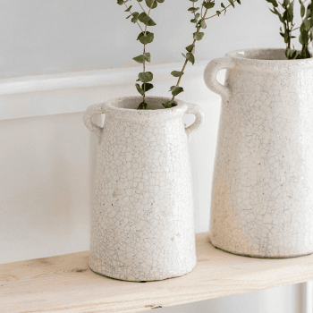 Image showing the Ravello Ceramic Vase, H25.5cm, White product.