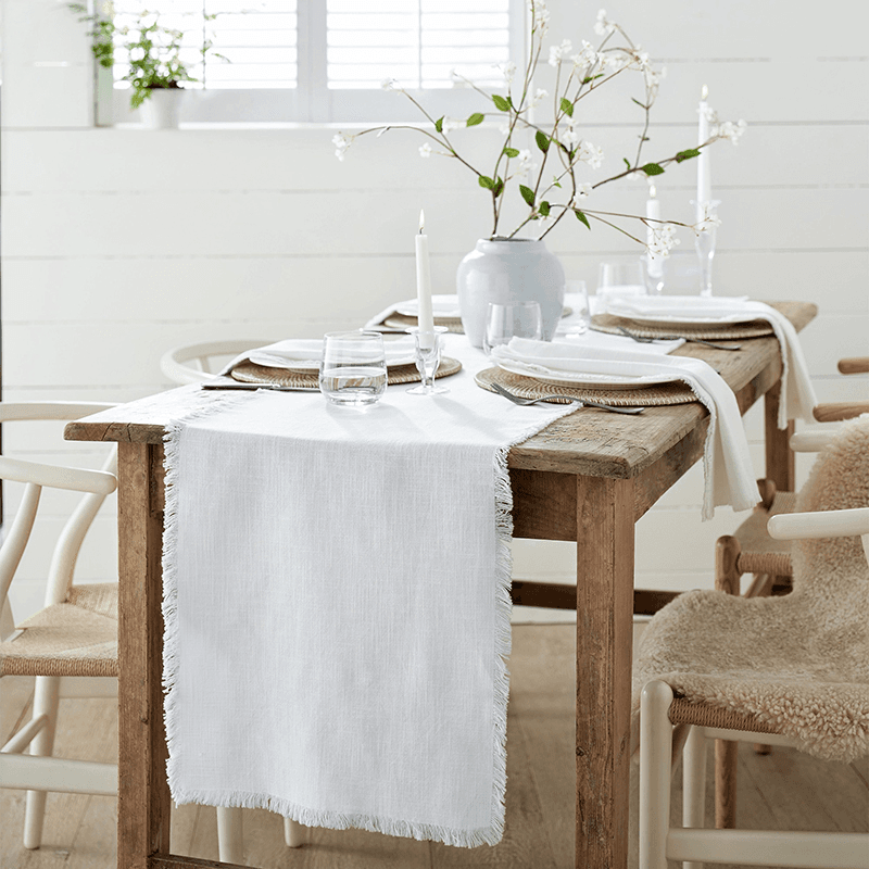 Camber Soft Wash Runner, 240 x 40cm, White
