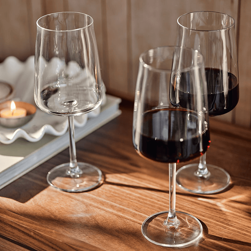 Zero Set of 4 Red Wine Glasses, 540ml