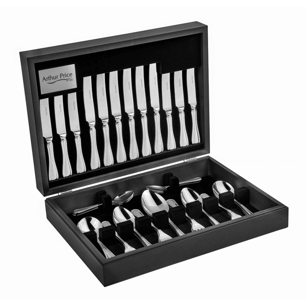 Britannia 58 piece cutlery set with canteen, Stainless Steel