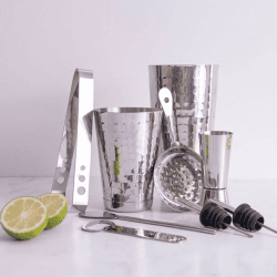 Image showing the Boston Eight Piece Cocktail Set, Stainless Steel product.