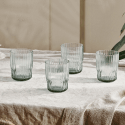 Image showing the Fali Set of 4 Tumblers, 250ml, Blue product.