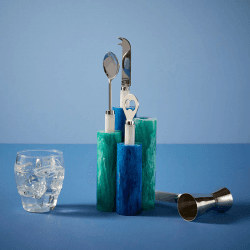 Image showing the Mustique Barware Set, Blue product.