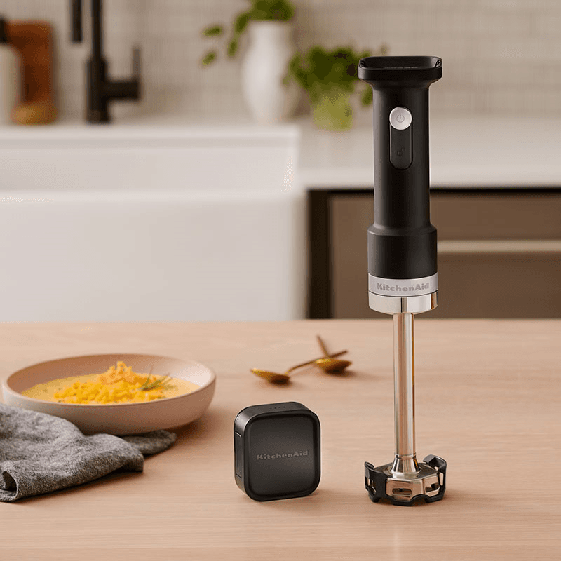 Cordless Hand Blender Plus Accessories Battery Included, Matt Black