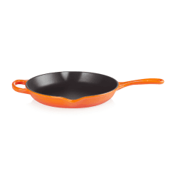 Image showing the Signature Cast Iron Frying pan with metal handle, 26cm, Volcanic product.