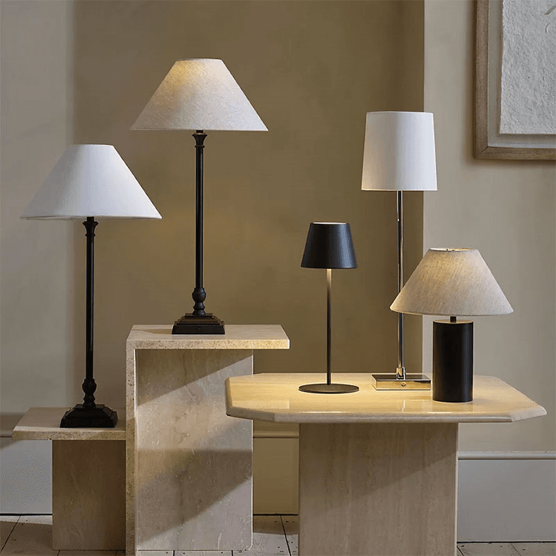 Portland Lamp, H28.5cm, Black
