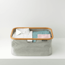 Image showing the Foldable Laundry Basket, 40 Litre, Grey product.