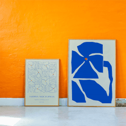 Image showing the Flores Nocturnas 01 Art Print, 30 x 40cm product.