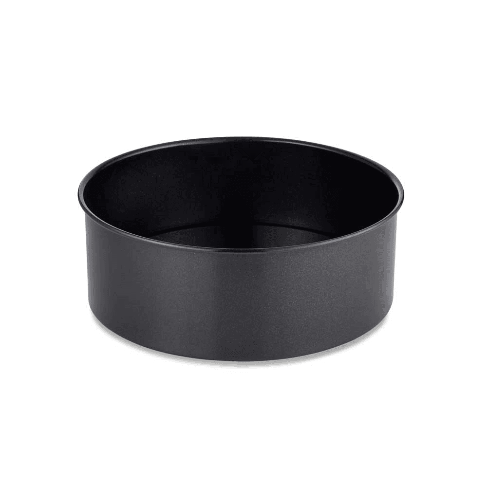 Precision Plus Loose Base Deep Cake Tin, 25cm, Black