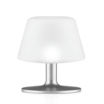 Image showing the Sun Light Garden Table Lamp, H15cm, White/Silver product.