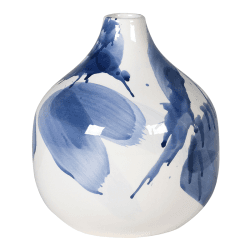 Image showing the Splash Vase, H18cm, Indigo product.