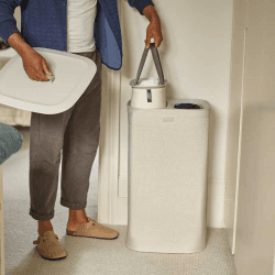 Image showing the Tota Laundry Separation Basket, 60L, Ecru product.
