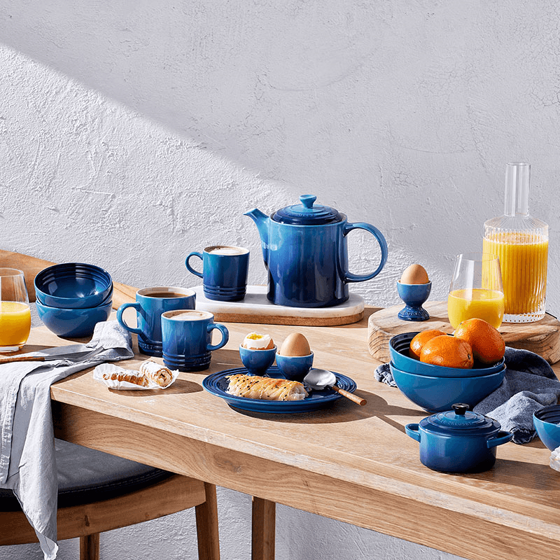 Stoneware Egg Cup, Azure