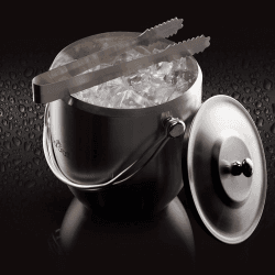 Image showing the Ice bucket with lid, Stainless Steel product.