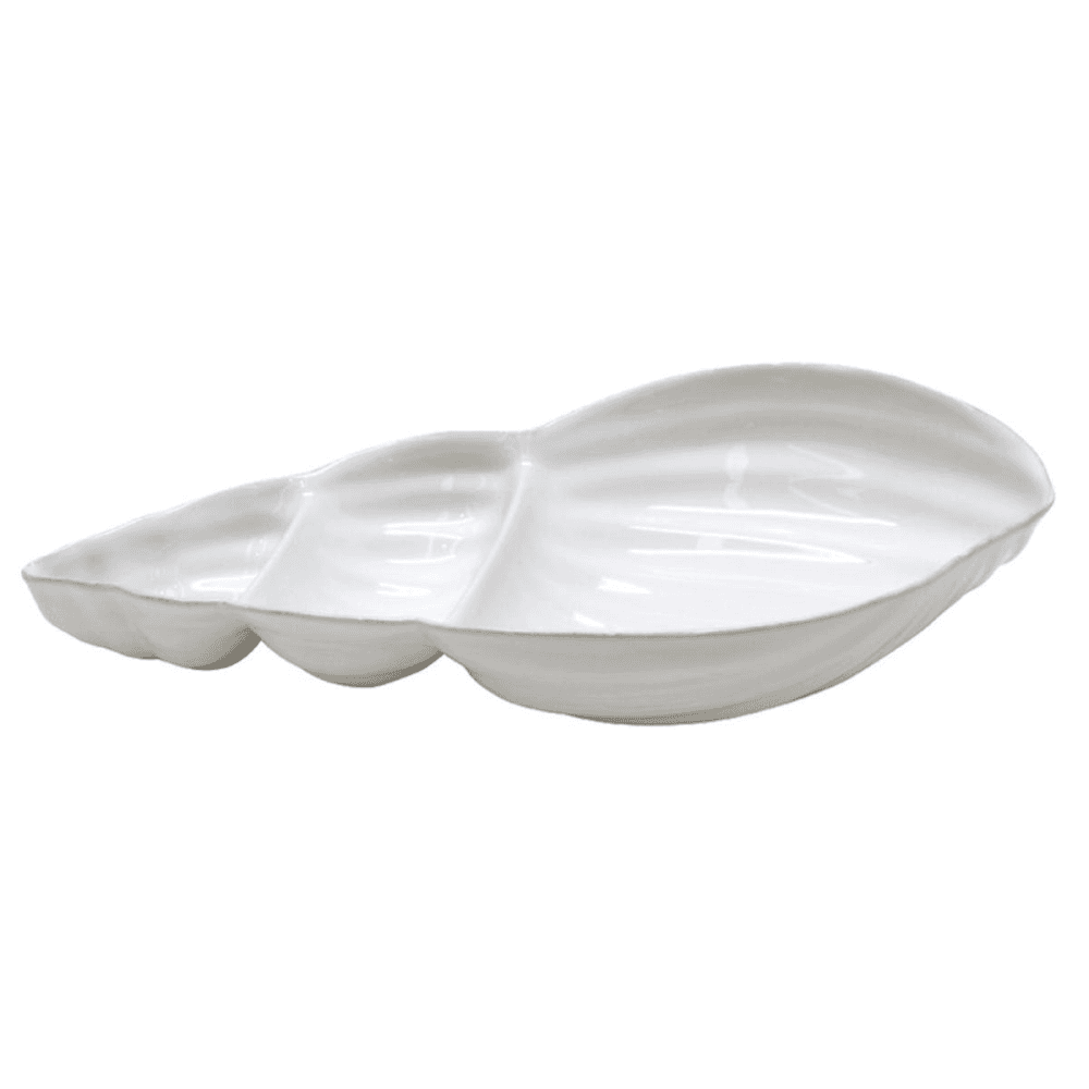 Aparte 3 part appetizer dish, 40cm, White