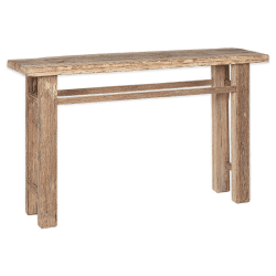 Image showing the Ibo Reclaimed Wood Console Table, Natural product.