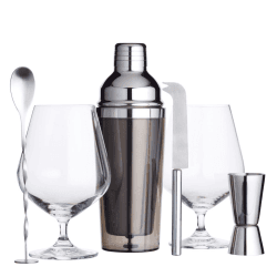 Image showing the Gin Cocktail Gift Set, Stainless Steel product.