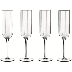 Image showing the Bach set of 4 flute  glasses, 210ml product.