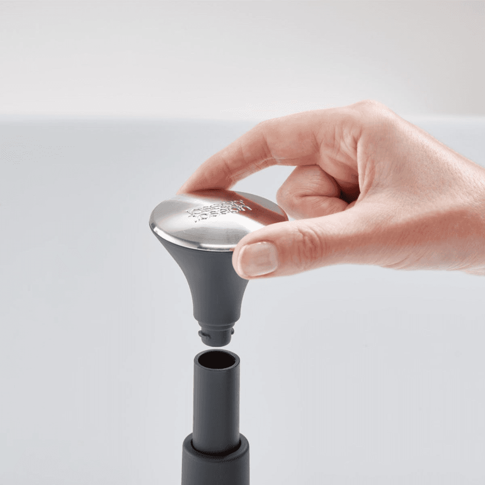 Push&Tear Kitchen roll holder, 28 x 16 x 16cm, Grey