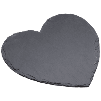 Image showing the Slate Heart Shaped Serving Platter, 25cm product.