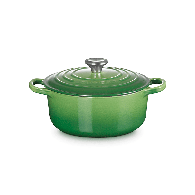 Signature Cast Iron Round Casserole, 20cm, Bamboo