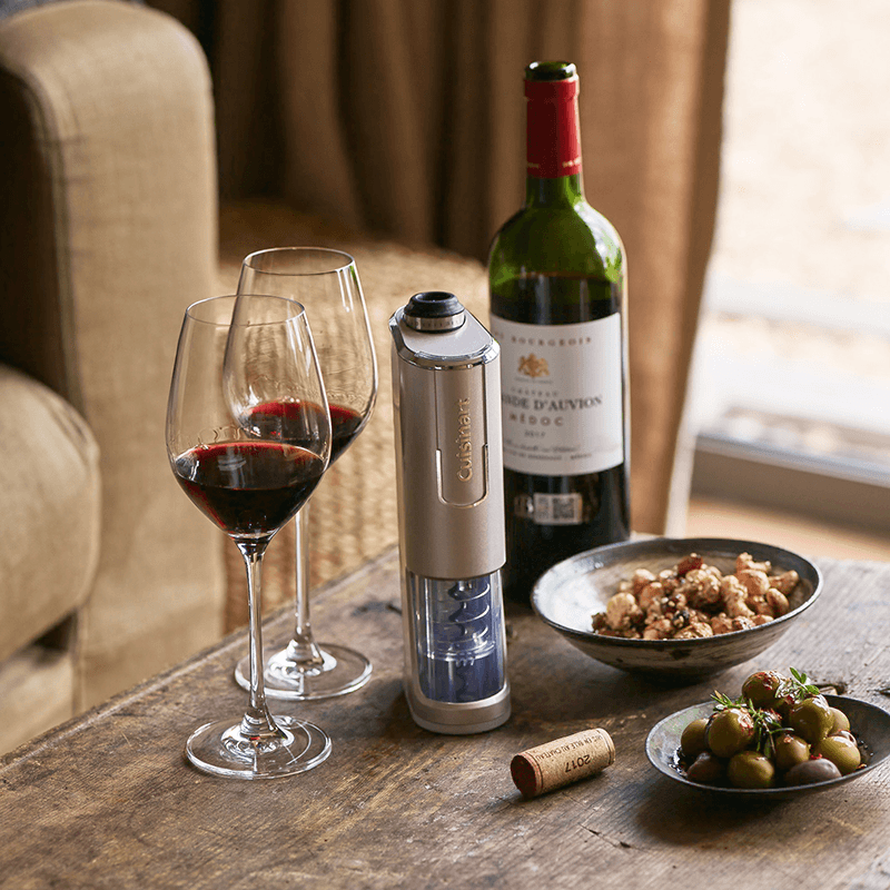 Cordless 4 in 1 Wine Opener, Silver