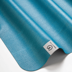 Image showing the Eco Travel Yoga Mat, 183 x 61cm, Ocean Green product.