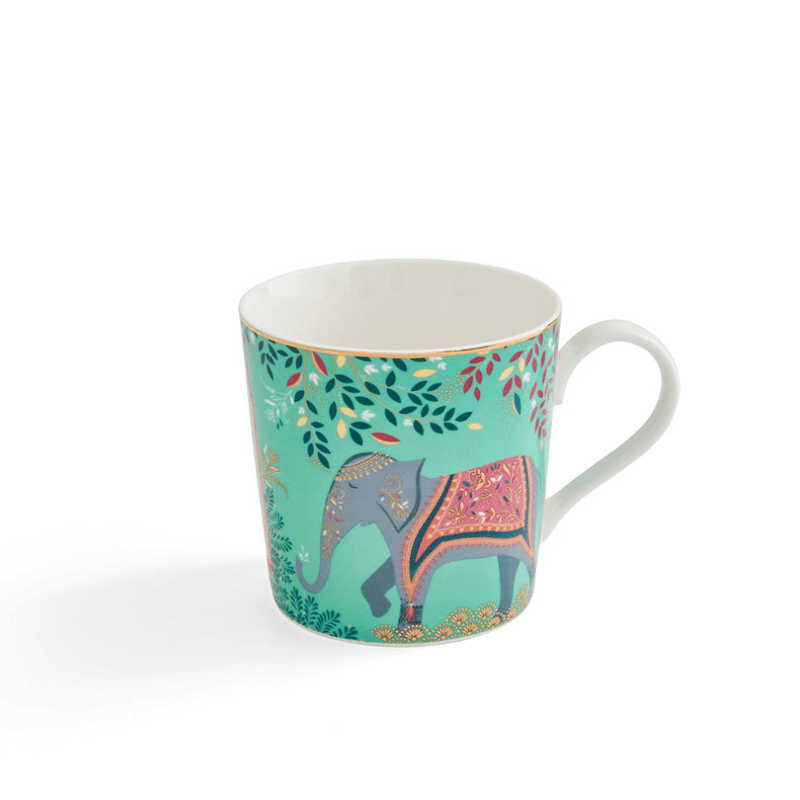 India Mug, 340ml, Light Jade