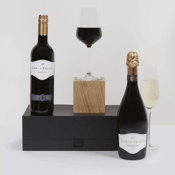 Image showing the Prosecco & Red Wine Luxury Gift Hamper product.