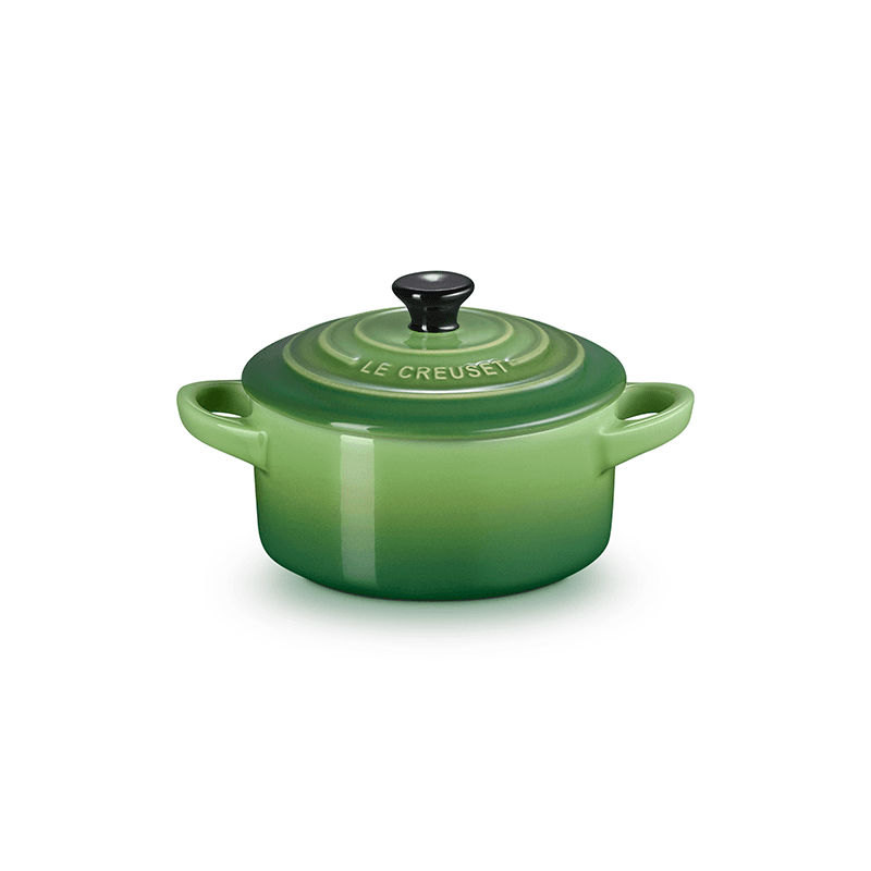 Stoneware Petite Round Casserole, 10cm, Bamboo Green