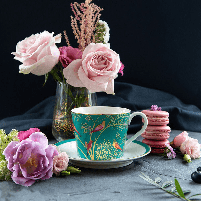 Chelsea Collection Teacup and saucer, 20cl, green