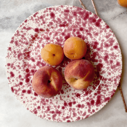 Image showing the Splatter Dinner Plate, D24cm, Cranberry product.