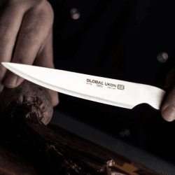 Image showing the Ukon Utility Knife, 13cm, Silver product.