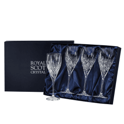 Image showing the Edinburgh Set of 4 Wine Glasses, 320ml, Clear product.