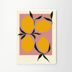 Image showing the Anna Mörner Pink Lemon, 30x40, Pink product.