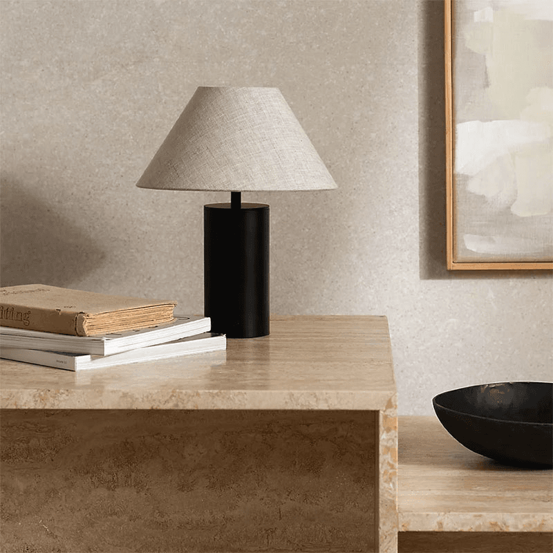 Portland Lamp, H28.5cm, Black