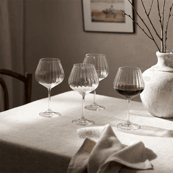 Image showing the Skye Optic Set of 4 Balloon Glasses, Clear product.