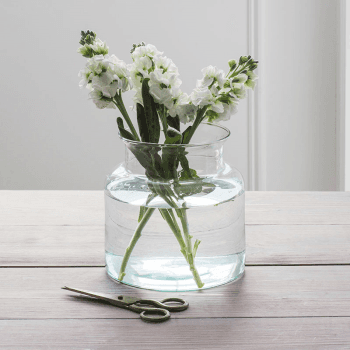 Image showing the Broadwell Vase, H19cm, Clear product.