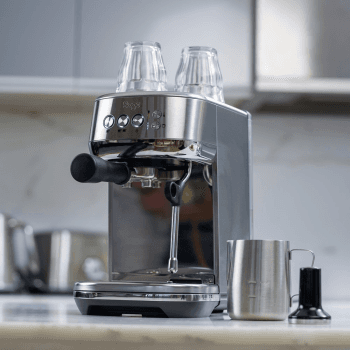 Image showing the The Bambino Plus Espresso machine, 1.9 litre, Brushed Stainless Steel product.
