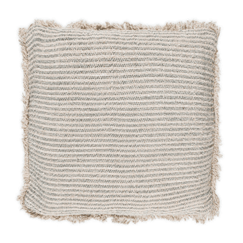 Image showing the Gili Linen Cushion Cover, 50 x 50cm, Dark Green & Natural product.