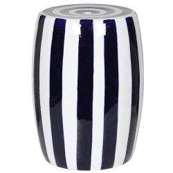 Image showing the Ceramic Stool, H45cm, Blue product.