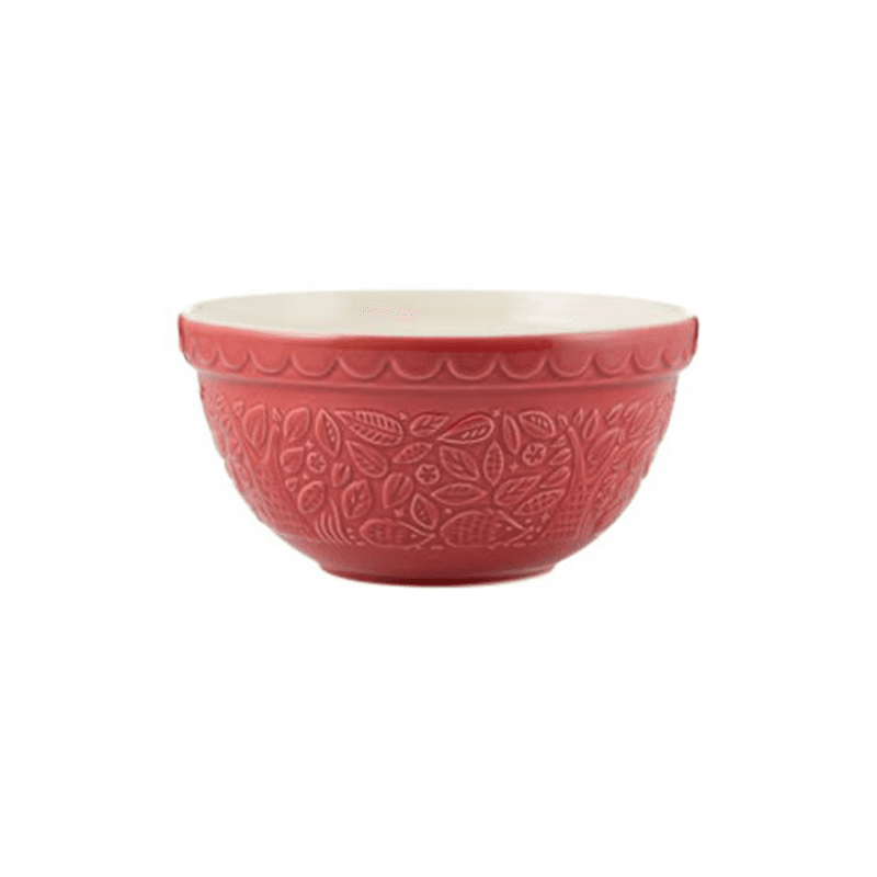 In The Forest Mixing Bowl, H10 x W21 x L21, Red