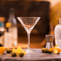 Image showing the Stars Set of 2 Martini Glasses, 142ml, Clear product.